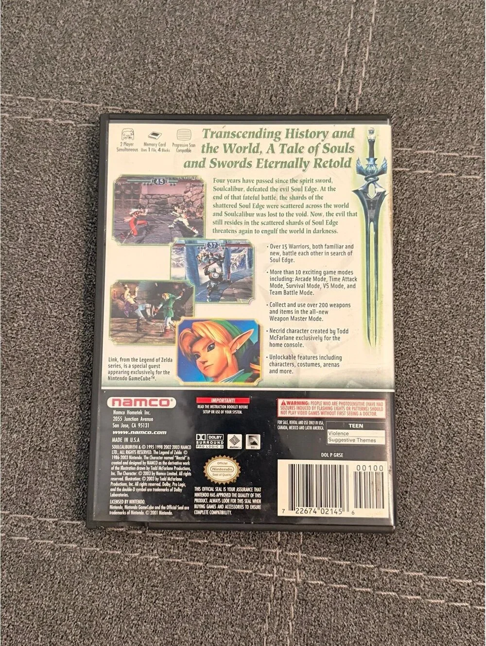 Soul Calibur 2 for Nintendo GameCube